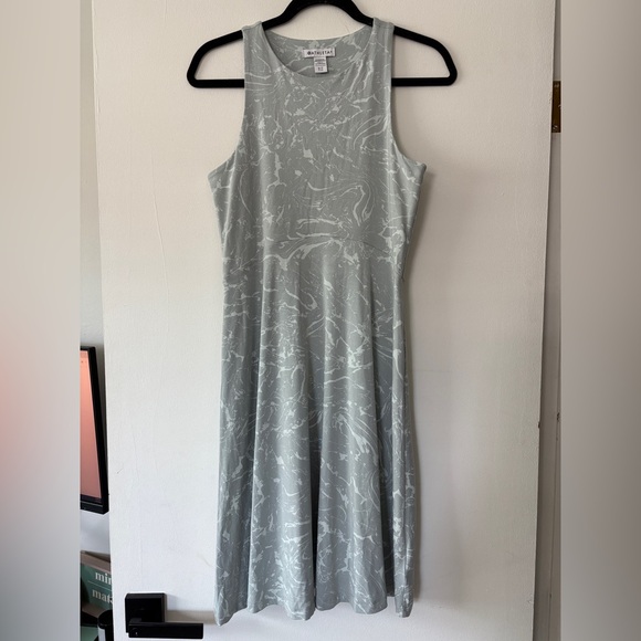 Athleta Santorini Thera Printed Dress‎ Womens Small Tall Sleeveless Athleisure - Picture 3 of 10
